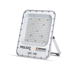 Projecteur Led Etanche Prolight+ en Aluminium, de puissance 50W, la température de couleur de 6500K, durée de vie jusqu'à 25.000hrs / Protection IP66