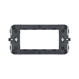 4-module mounting frame, with screws, for 4-module mounting boxes

