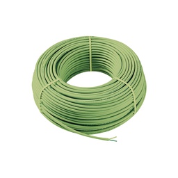 KNX system cable, 2x2x0,8 mm cable, LSZH sheath, CPR Eca class, according to KNX standard, suitable for installation with I Category power supply cables (U0 = 400 V), green - 100 m reel





