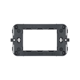 3-module mounting frame, with screws, for 3-module mounting boxes








