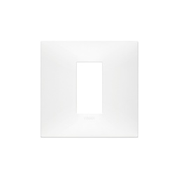 1-module central cover plate for 2-module mounting boxes, technopolymer, matt white





















