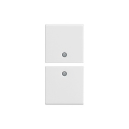 2 half buttons 1M w/o symbol cust. white














































