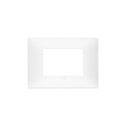 3-module cover plate, technopolymer, matt white






























































