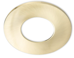 Pure Aluminum Brushed Round Gold Cover for Recessed Spot Waterproof diameter φ83/ 68mm cut/ base type GU5.3/GU10