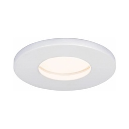 Couvercle Rond Blanc Sable en moulage sous pression d'aluminium pour Spot Encastré Etanche de diamétre φ83