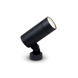 Outdoor Garden Led Spot Black Aluminum rated power 20W/ Led type COB/ Color Temperature 3000K/ Waterproof IP66.