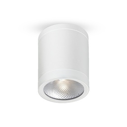 Spot Led Cylindrical Outdoor White Aluminum rated power 13W/ Led type COB/ Color temperature 4000K/ Waterproof IP65.