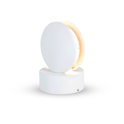 Led Wall Light in White Modern Waterproof Aluminum with LED SMD 2835 l 6W I IP65 l Color Temperature 3000K